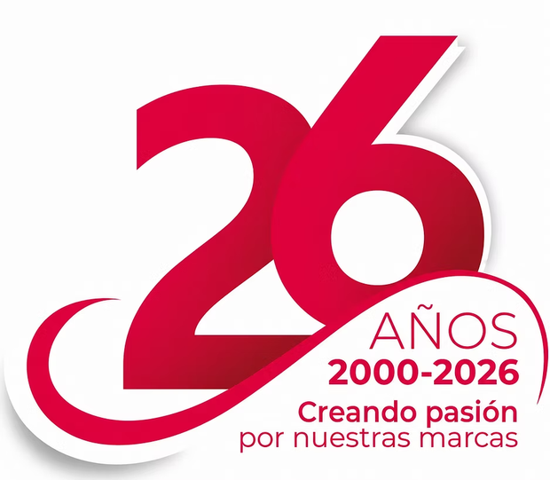 26 años, 2000 a 2026, creando pasión por nuestras marcas